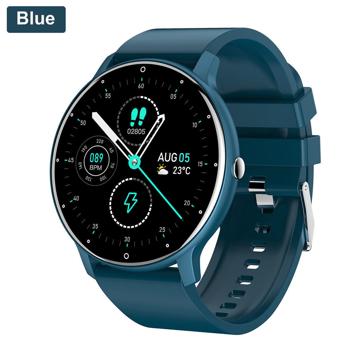 Smart Watch Fitness Tracker Heart Rate Blood Pressure Men Women BT Sport Watches