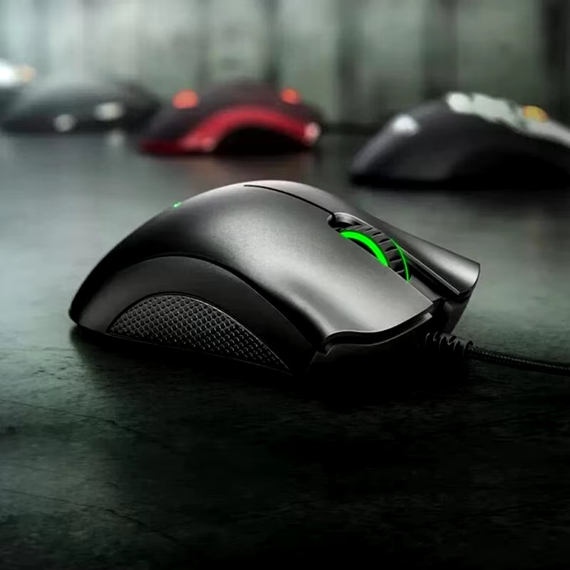 Deathadder Essential Wired Gaming Mouse / Wired Mice 6400DPI 5 Independently Buttons for Laptop PC Gamer