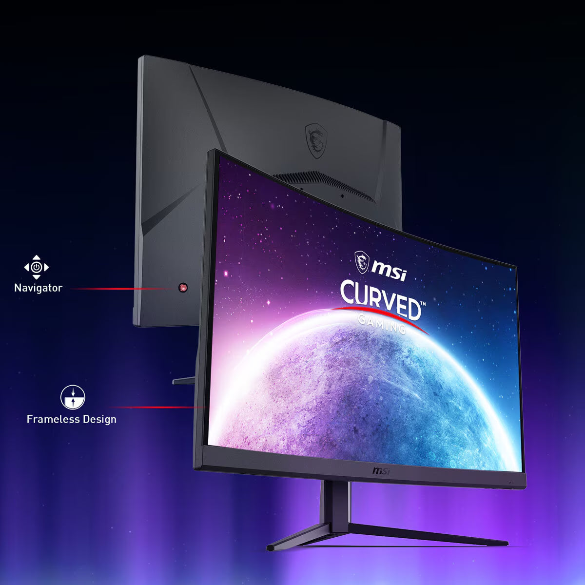 G32CQ4 E2 32 Inch WQHD 165Hz VA Curved Gaming Monitor, 9S6-3DB51T-035