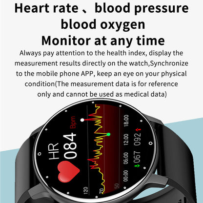 Smart Watch Fitness Tracker Heart Rate Blood Pressure Men Women BT Sport Watches