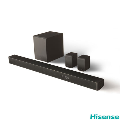 AX5100G 5.1Ch, Soundbar with Wireless Subwoofer, 2 Rear Speakers and Bluetooth