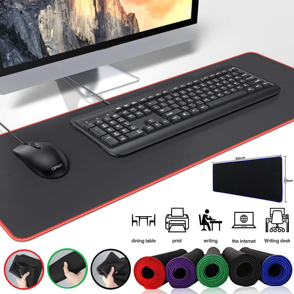 Extra Large XL Gaming Mouse Pad Mat for PC Macbook Laptop Anti-Slip 60Cm X 30Cm